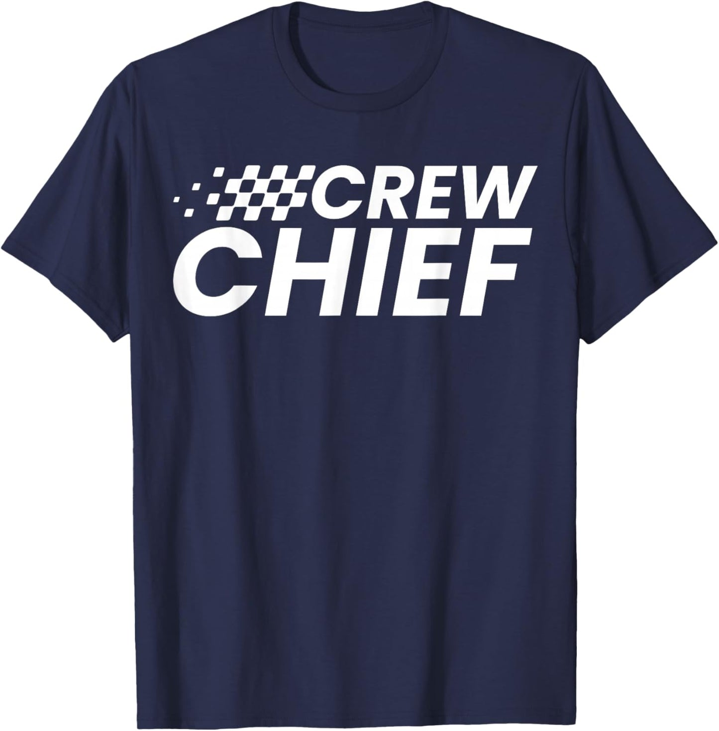 Crew Chief Pit Crew Racing Team Racer Car T-Shirt - T-Shirt | Navy