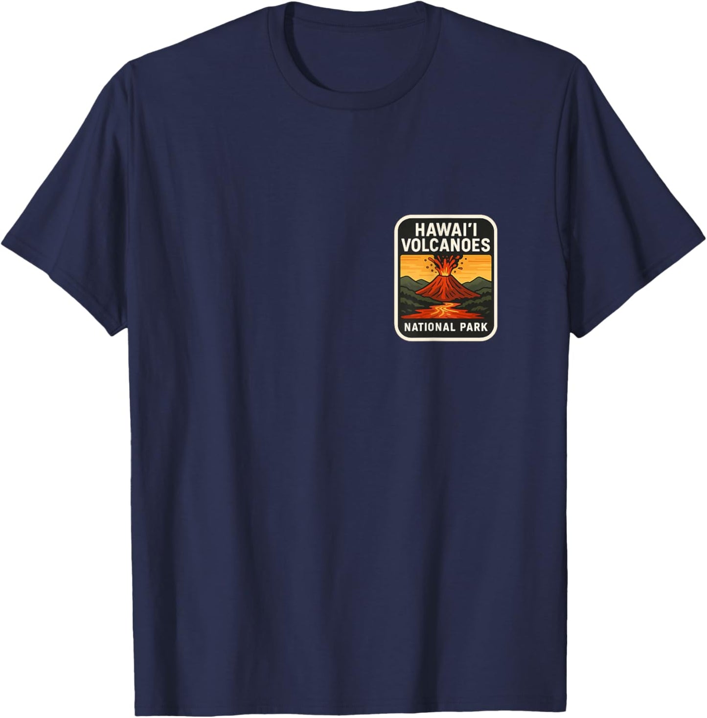 Hawai‘i Volcanoes National Park Souvenir Hawaii Memorabilia T-Shirt - T-Shirt | Navy