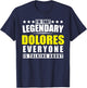 Name Dolores First Name Gifts - Funny Personalized Gift T-Shirt - T-Shirt | Navy