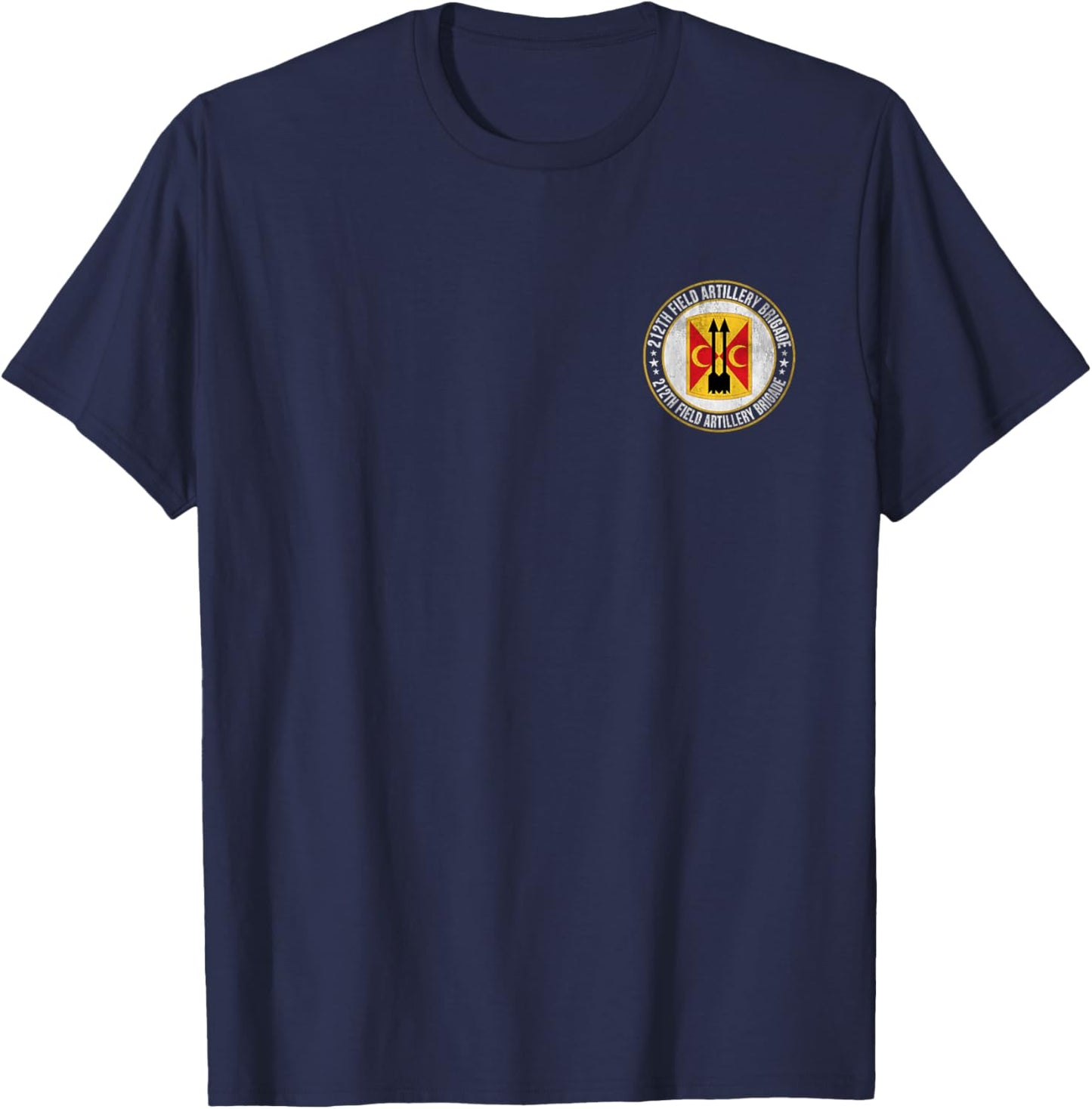 212th Field Artillery Brigade Military Veterans Day Xmas T-Shirt - T-Shirt | Navy