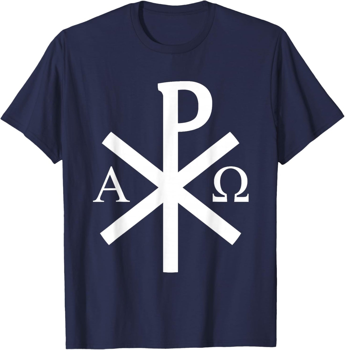 La Croix Chi-Rho - Symbole De Jésus-Christ - v2 T-Shirt - T-Shirt | Navy