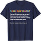 Funny Chaos Coordinator Definition Men T-Shirt - T-Shirt | Navy