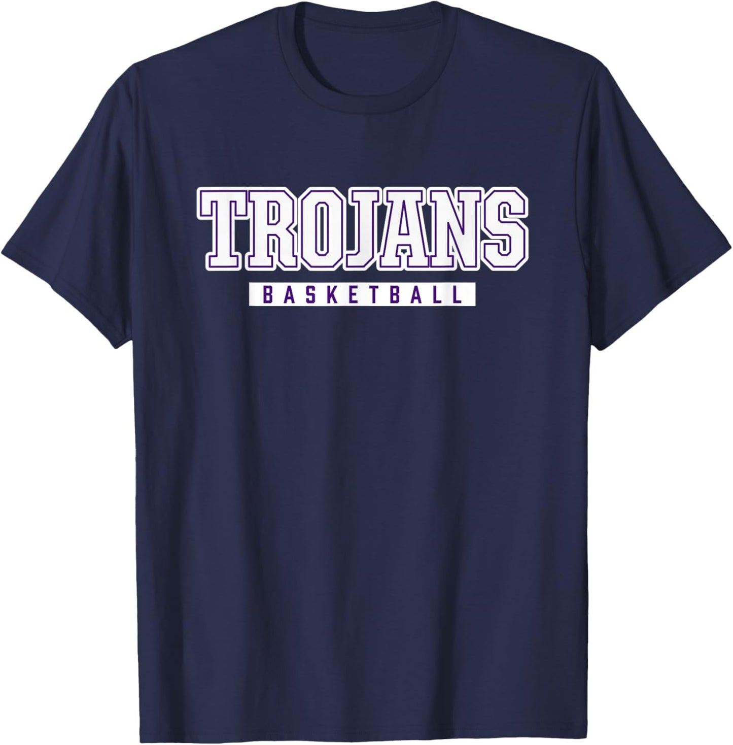 Trojans Basketball Southern High School T-Shirt - T-Shirt | Navy