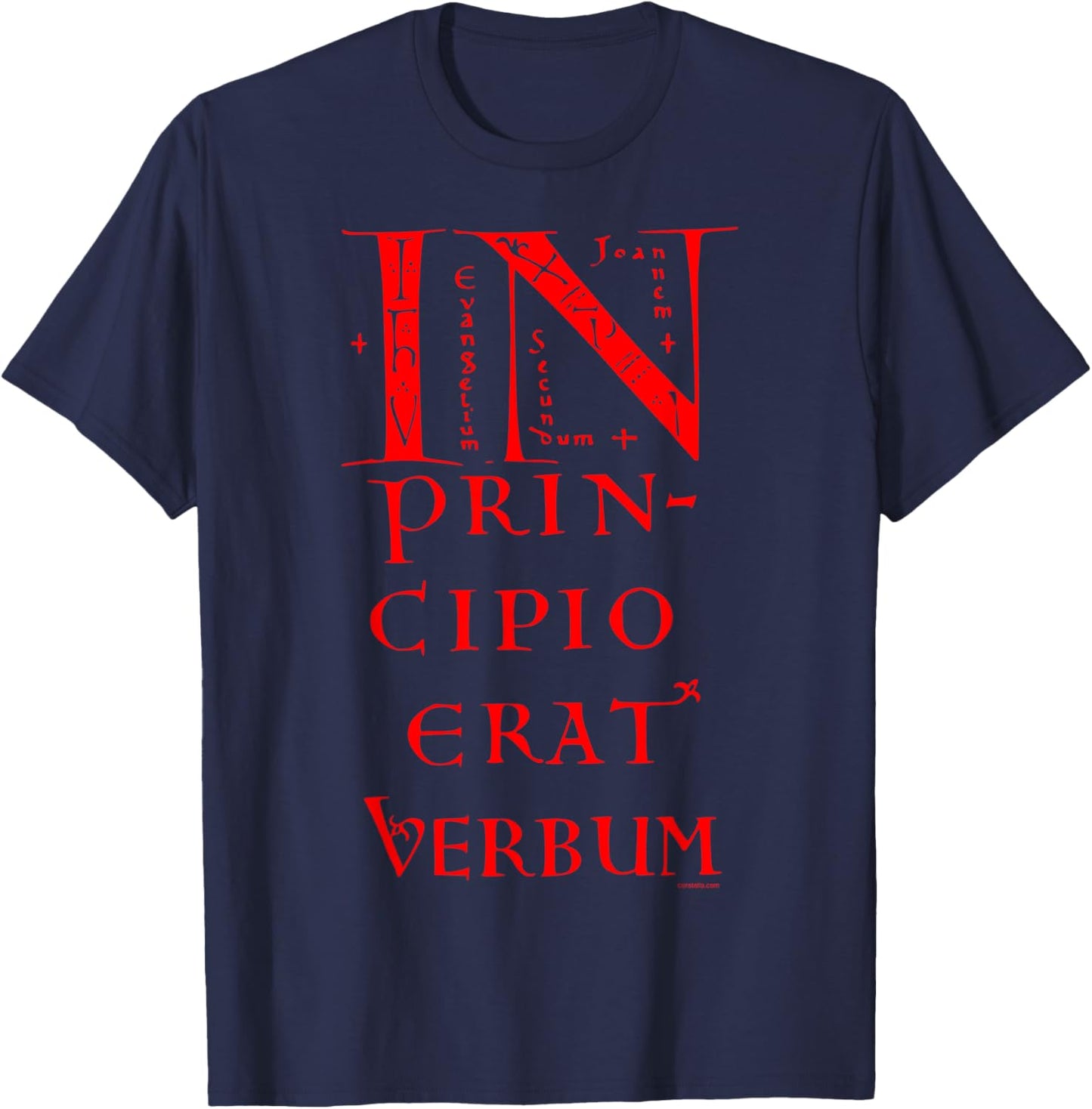 In Principio T-Shirt - T-Shirt | Navy