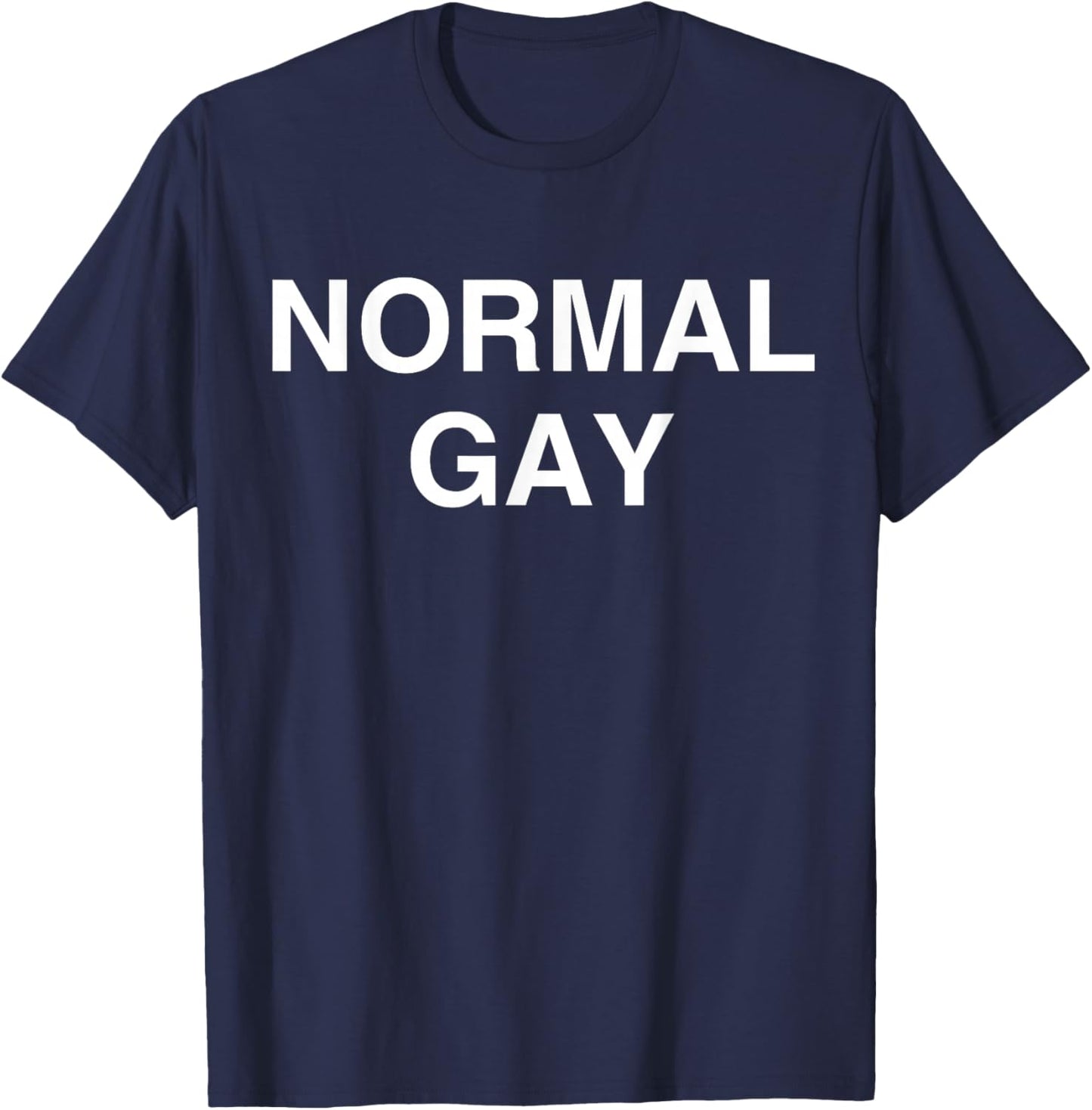 Normal Gay T-Shirt - T-Shirt | Navy