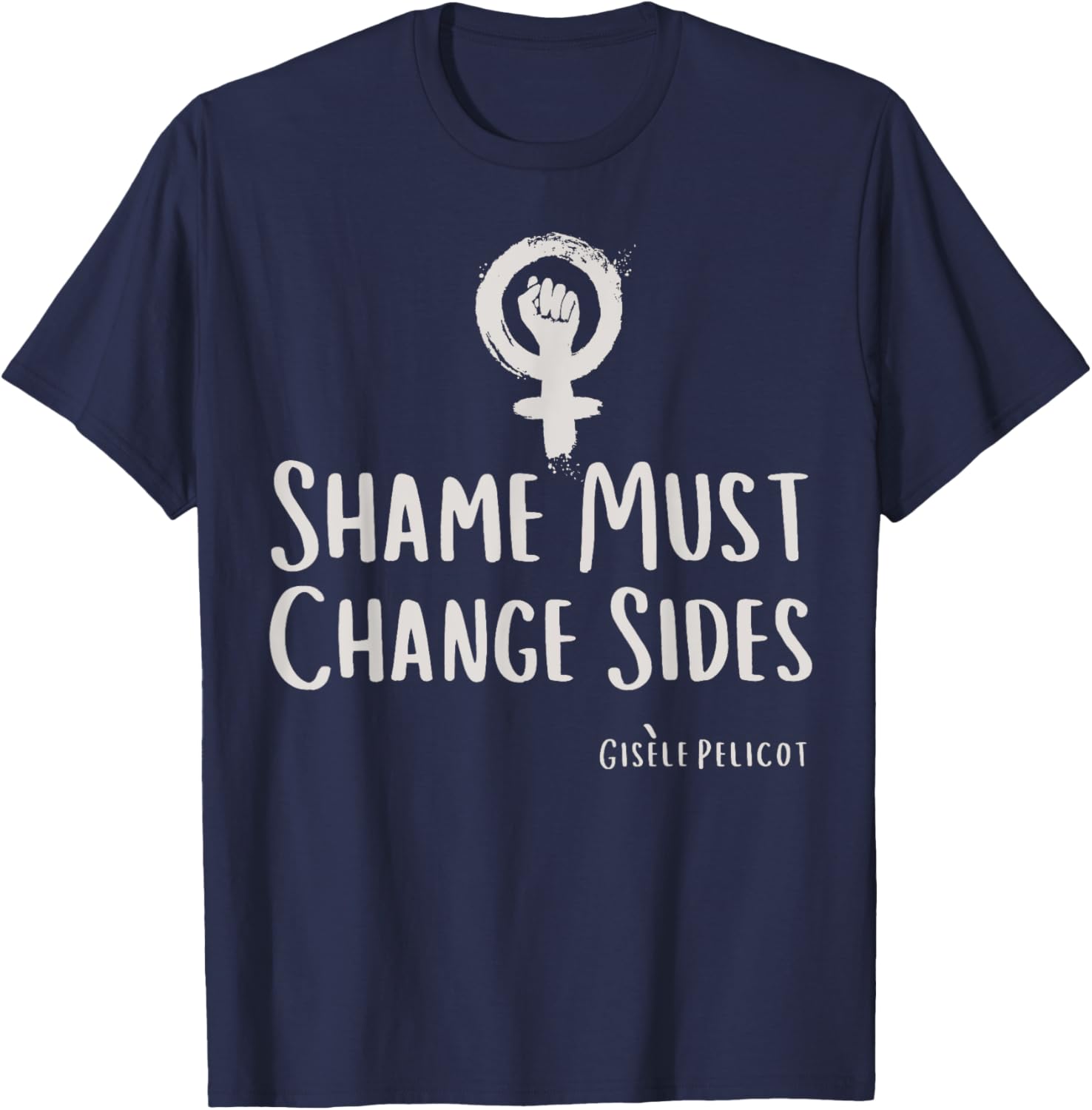 Shame Must Change Side T-Shirt - T-Shirt | Navy