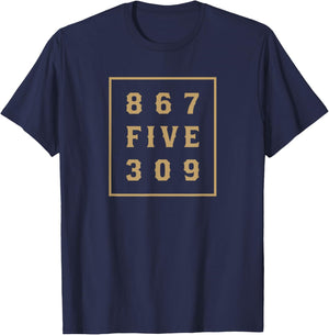 867-5309 T-Shirt - T-Shirt | Navy