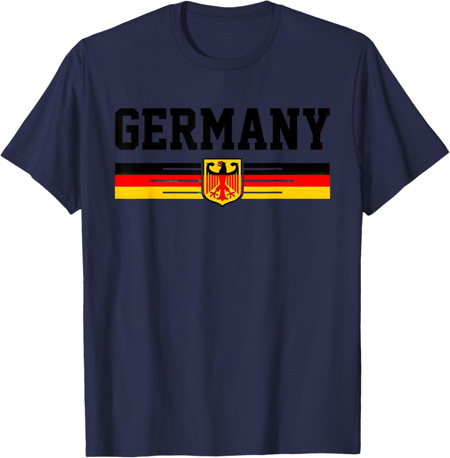 Germany Souvenir German Travel Deutsch Graphic T-Shirt - T-Shirt | Navy