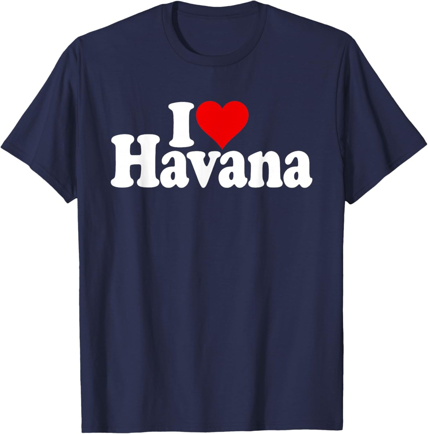 I Love Heart Havana Cuba T-Shirt - T-Shirt | Navy