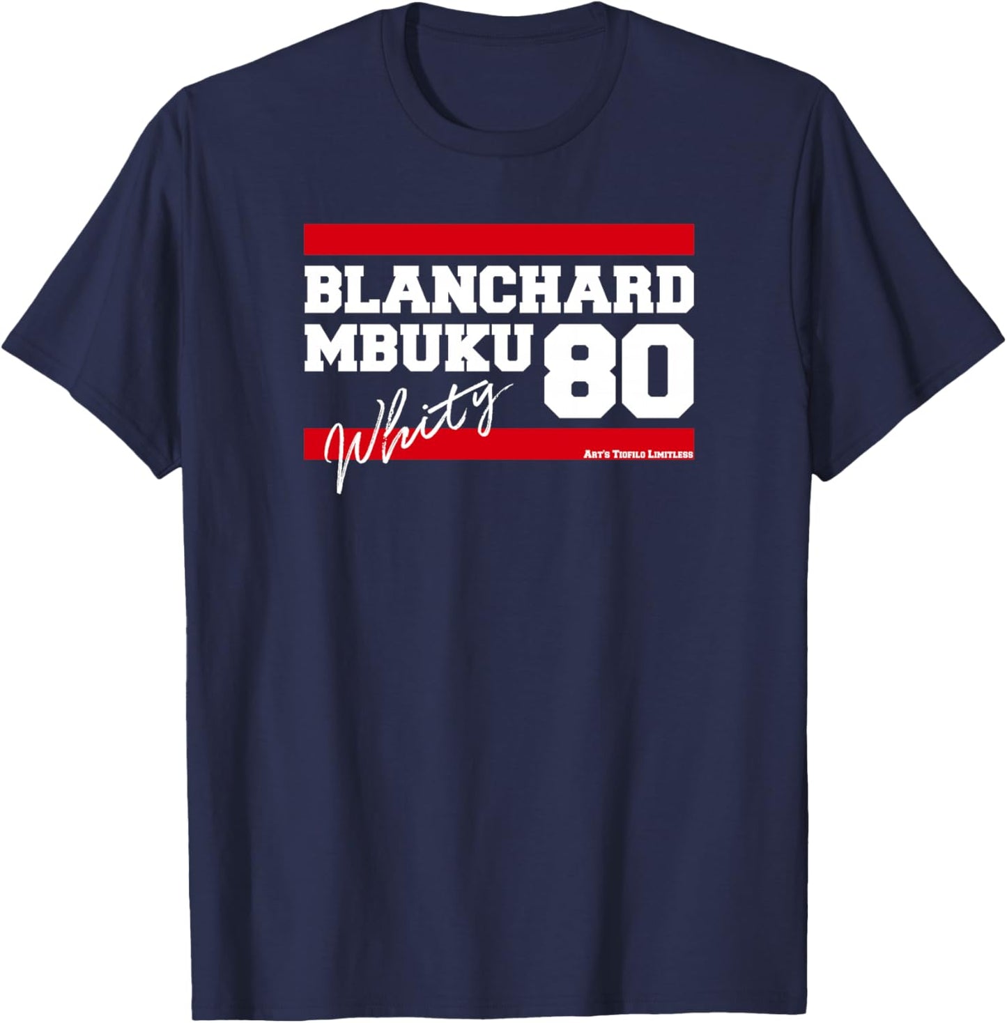 Blanchard MBUKU/WHITY 80 Haut de Gamme T-Shirt - T-Shirt | Navy