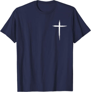Dear Person Behind Me Need Prayer Tap My Shoulder 2 Sided T-Shirt - T-Shirt | Navy