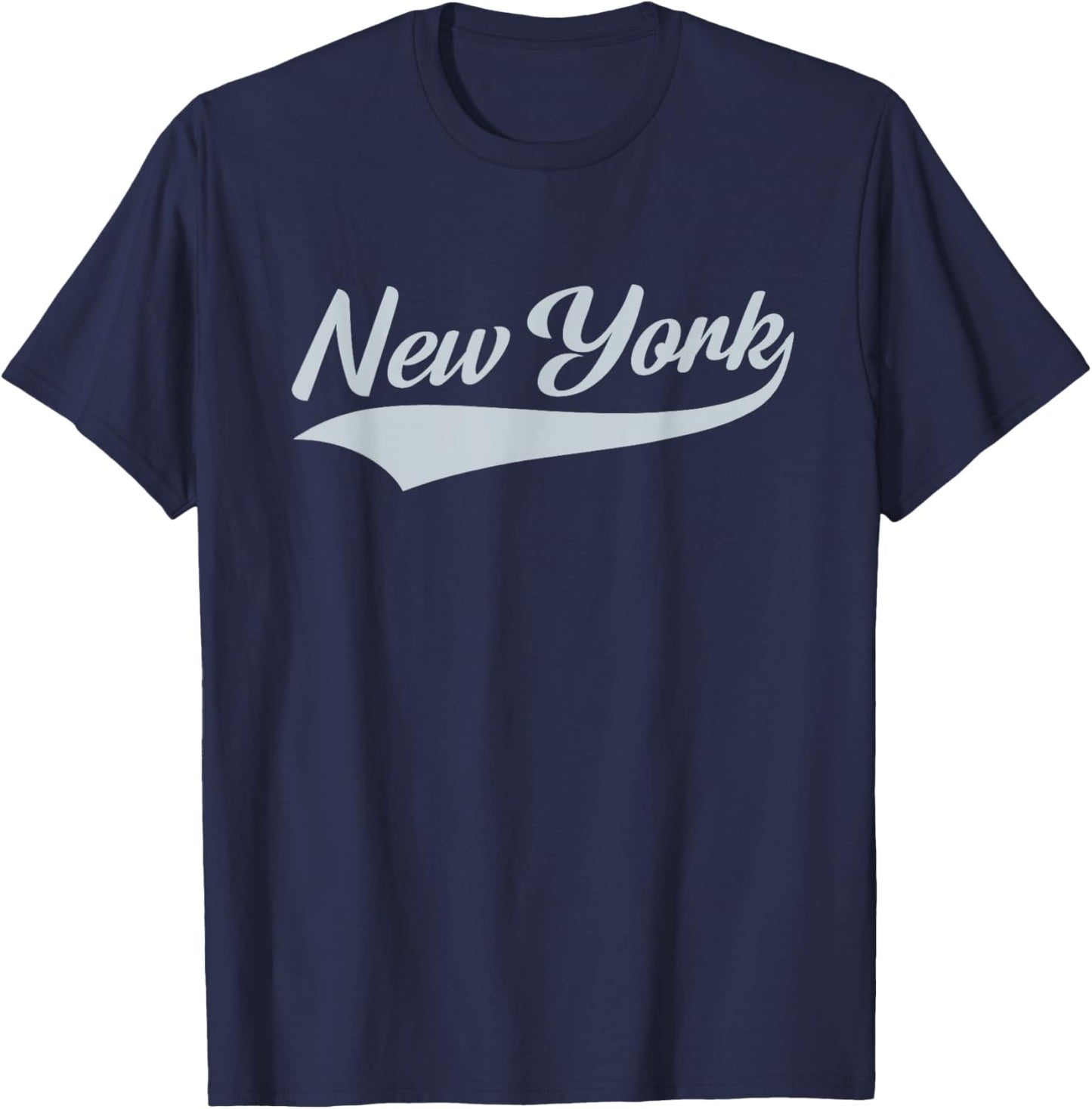 NEW YORK - Throwback Design - Classic T-Shirt - T-Shirt | Navy