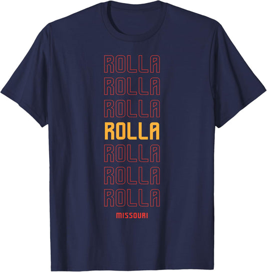 Rolla Missouri T-Shirt - T-Shirt | Navy