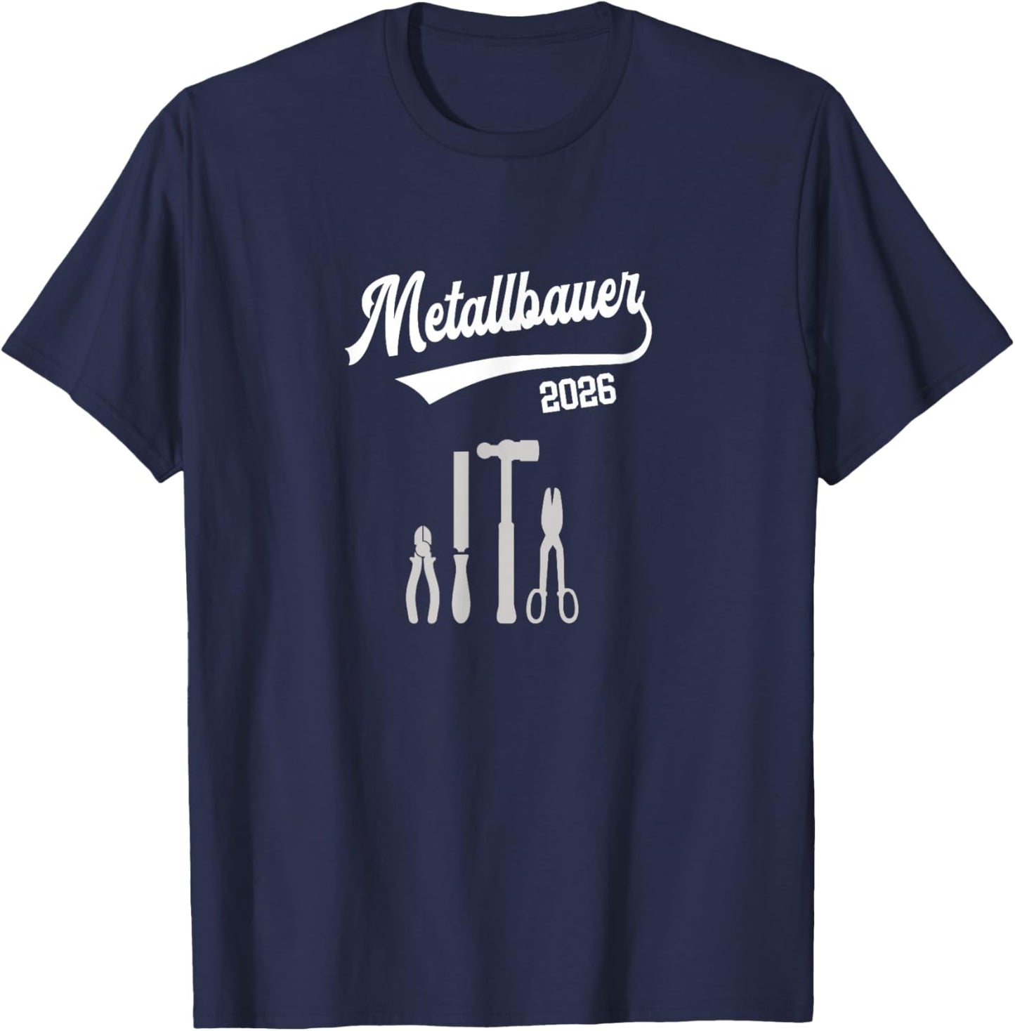Metallbauer 2026 Exam Passed Training T-Shirt - T-Shirt | Navy