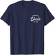 Promoted To Uncle Est 2025 Funny Baby Announcement Gift T-Shirt - T-Shirt | Navy