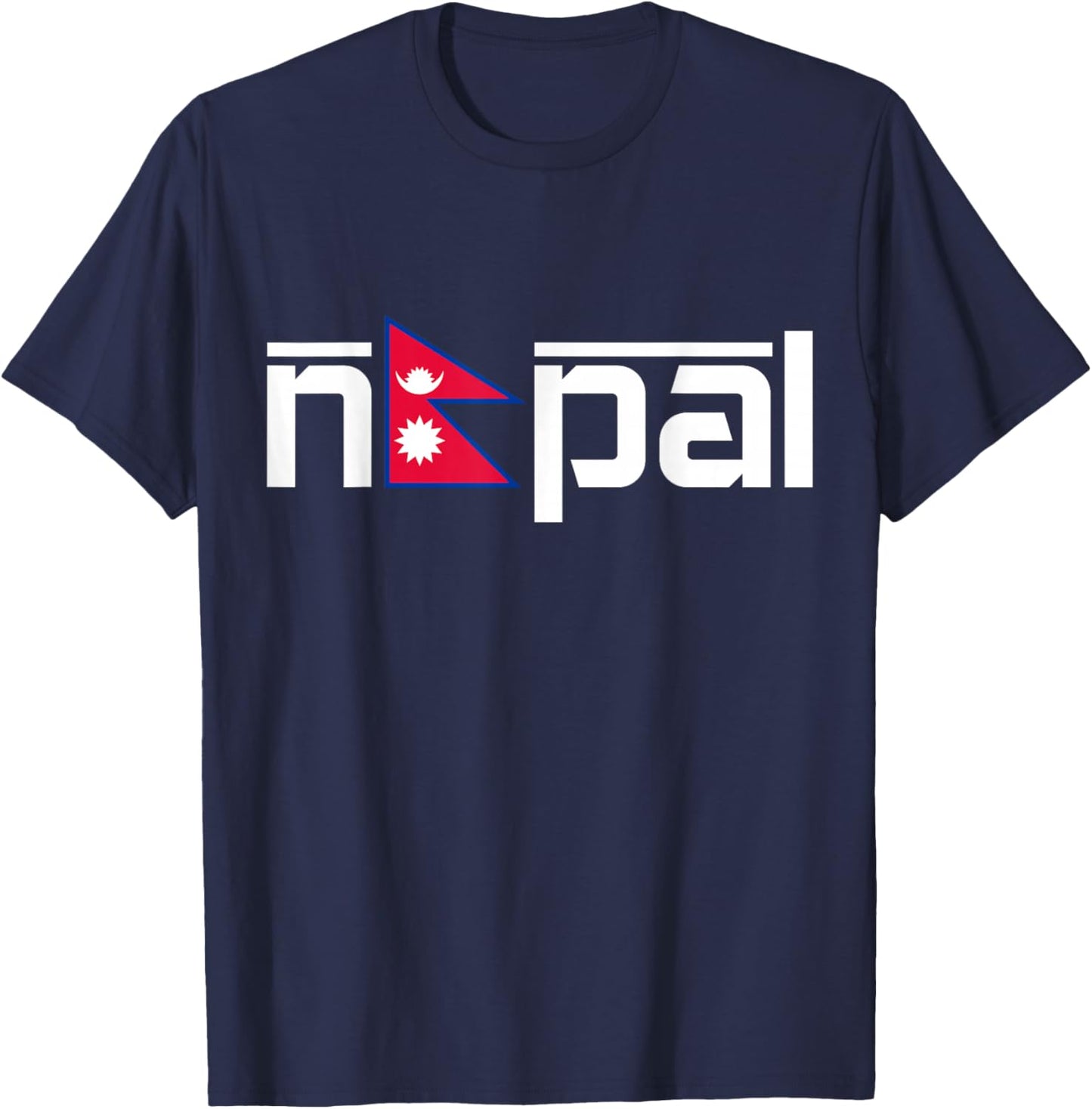 Nepal Pride Nepalese Flag Nepali Roots Heritage T-Shirt - T-Shirt | Navy