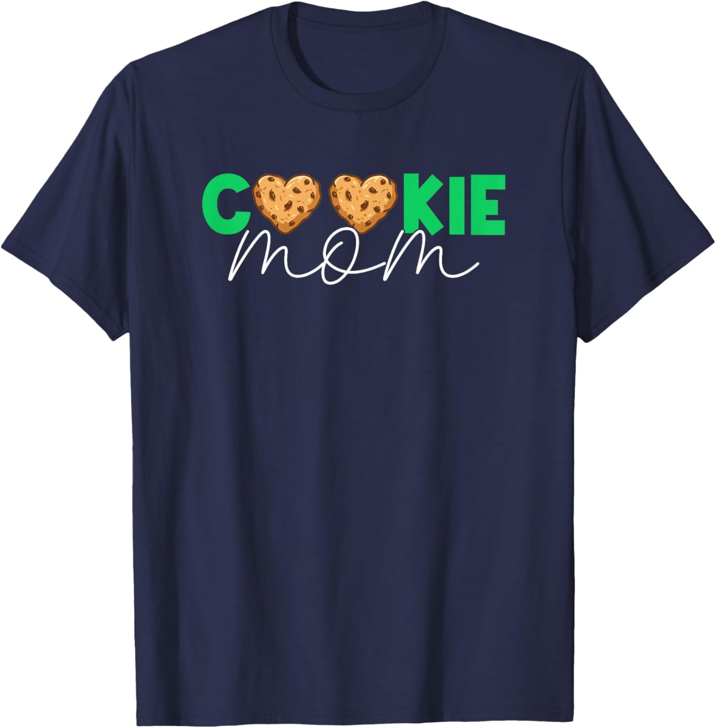 Cookie Mom Mother Baking Team Dessert Lover T-Shirt - T-Shirt | Navy