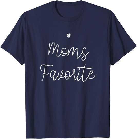 Moms Favorite T-Shirt - T-Shirt | Navy