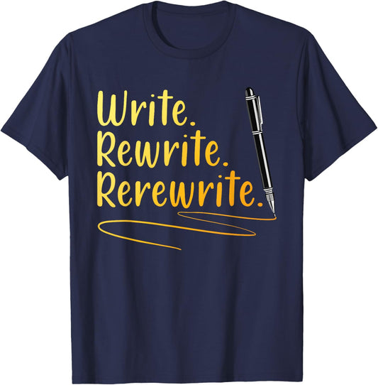 Cool Journalist Art Women Writer Author Journalism T-Shirt - T-Shirt | Navy