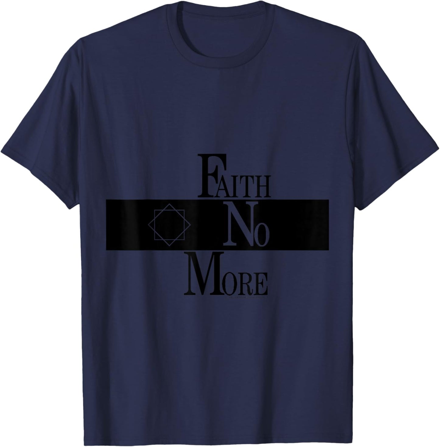 Offiziell Faith No More OG Star Alternative Metal Band T-Shirt - T-Shirt | Navy