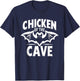 Bat Funny Chicken Of The Cave Bats Lover Joke T-Shirt - T-Shirt | Navy