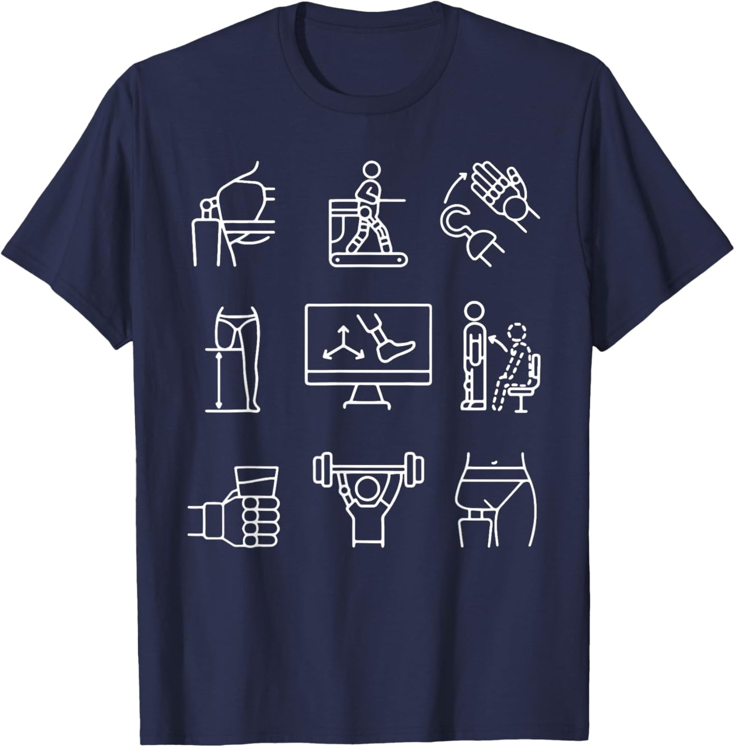 Biomedical Engineer for Orthotics and Prosthetics, Biomedica T-Shirt - T-Shirt | Navy