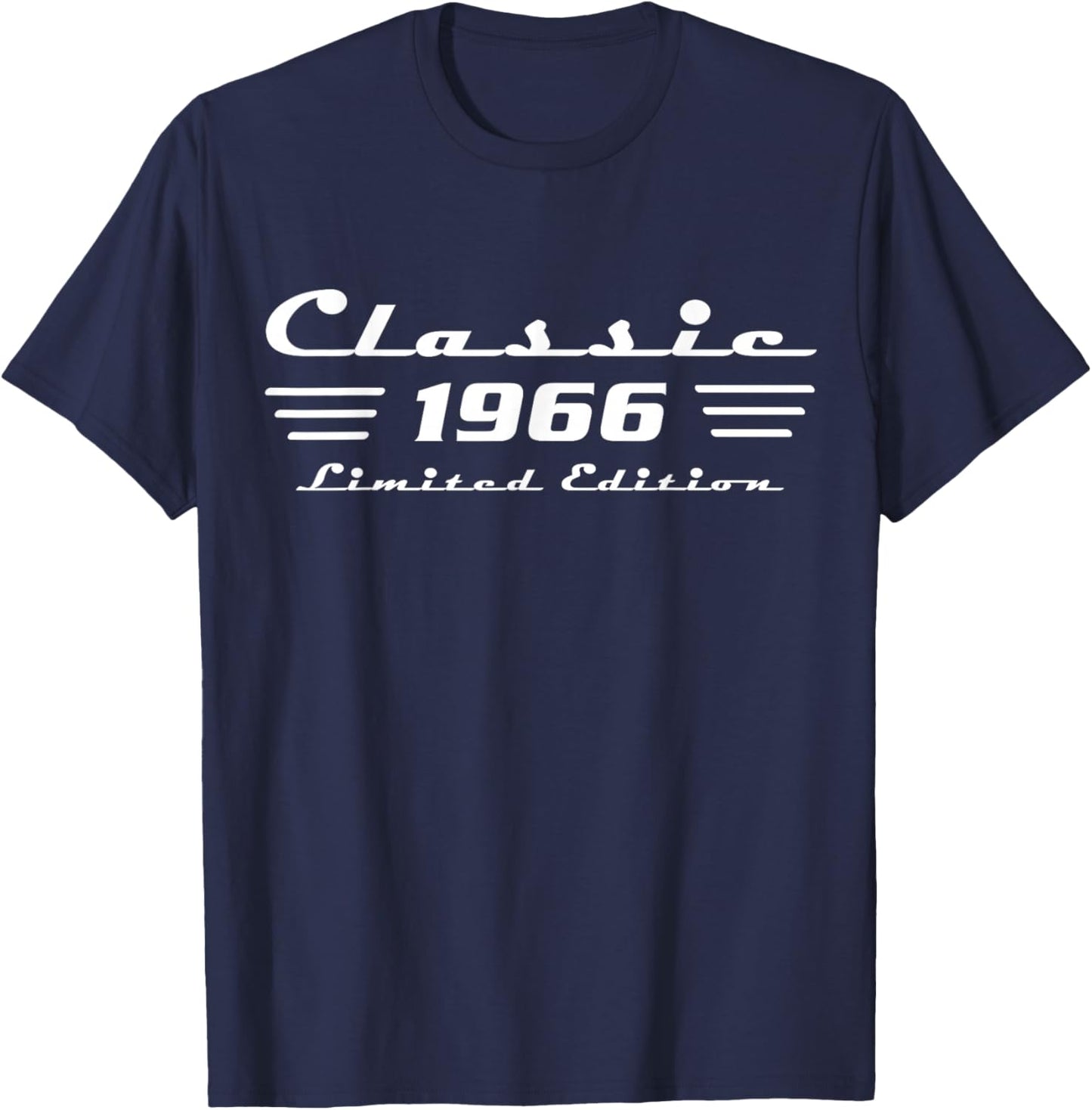 1966 Birthday Man 60th Decoration Funny 60s 60th Birthday T-Shirt - T-Shirt | Navy