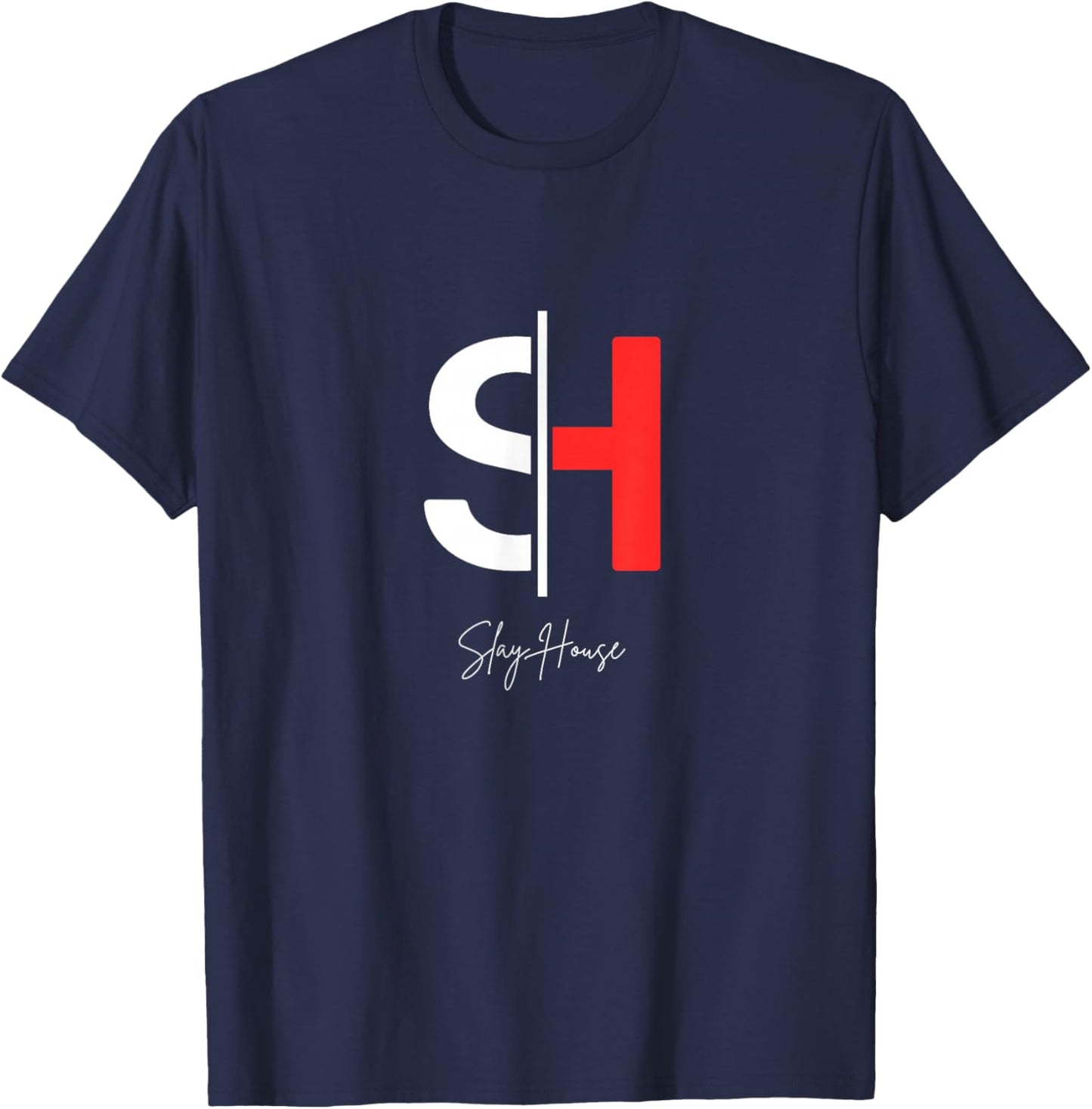 SH Logo – Minimal Streetwear Graphic Design T-Shirt - T-Shirt | Navy
