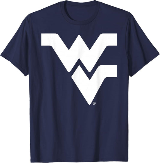 West Virginia Mountaineers Two Tone Black T-Shirt - T-Shirt | Navy