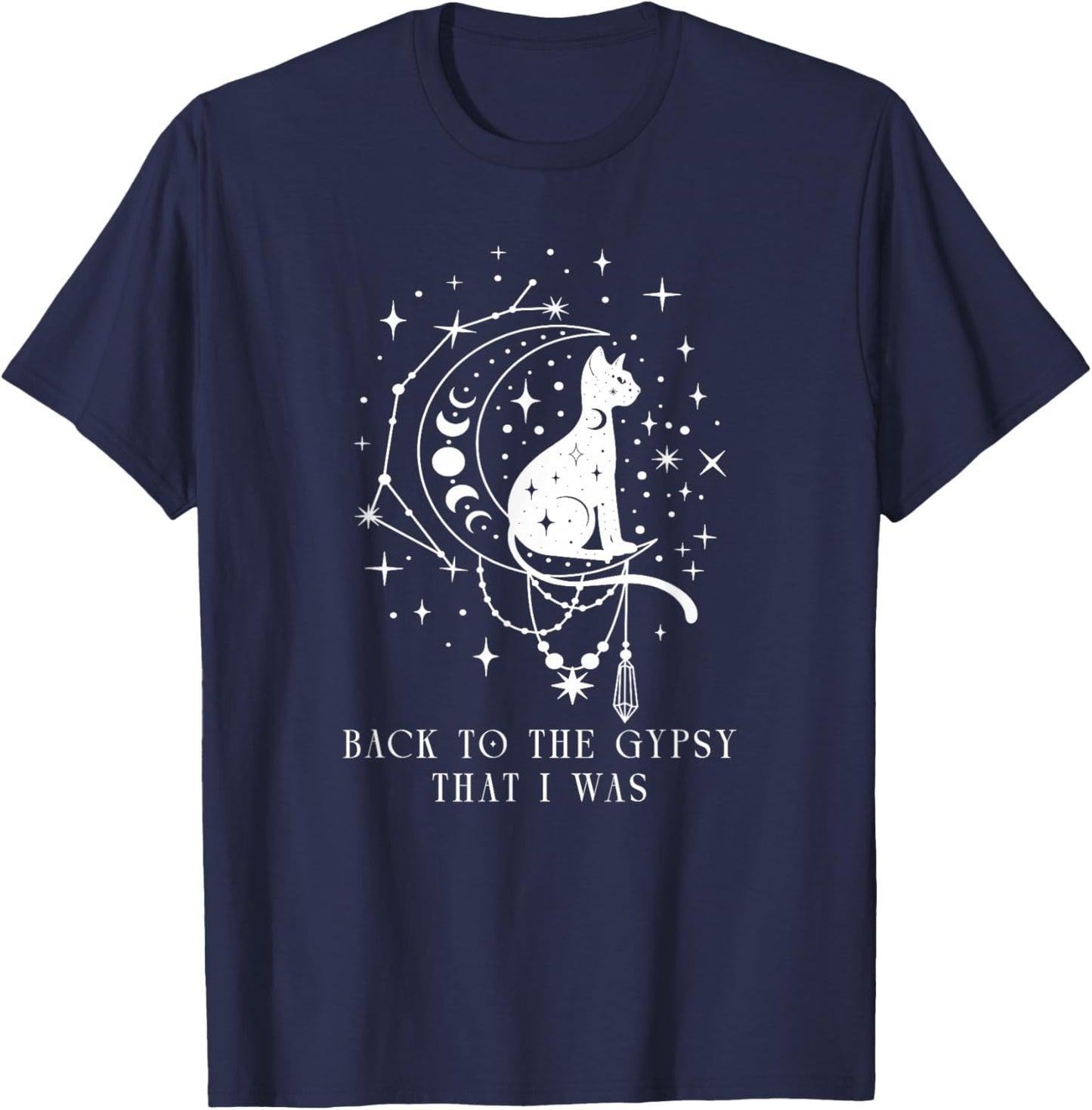 Back to The Gypsy That I was T-Shirt - T-Shirt | Navy
