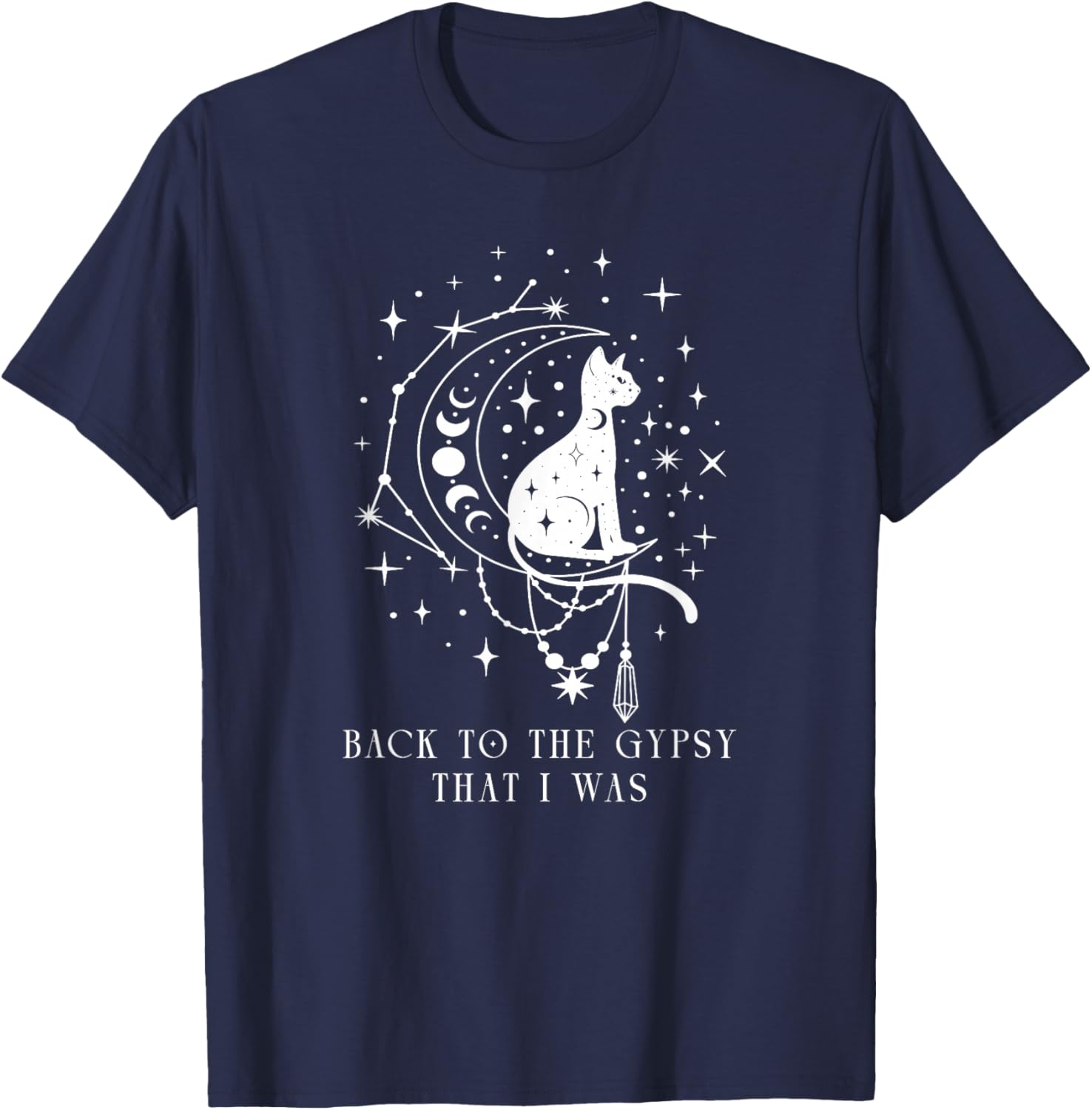 Back to The Gypsy That I was T-Shirt - T-Shirt | Navy