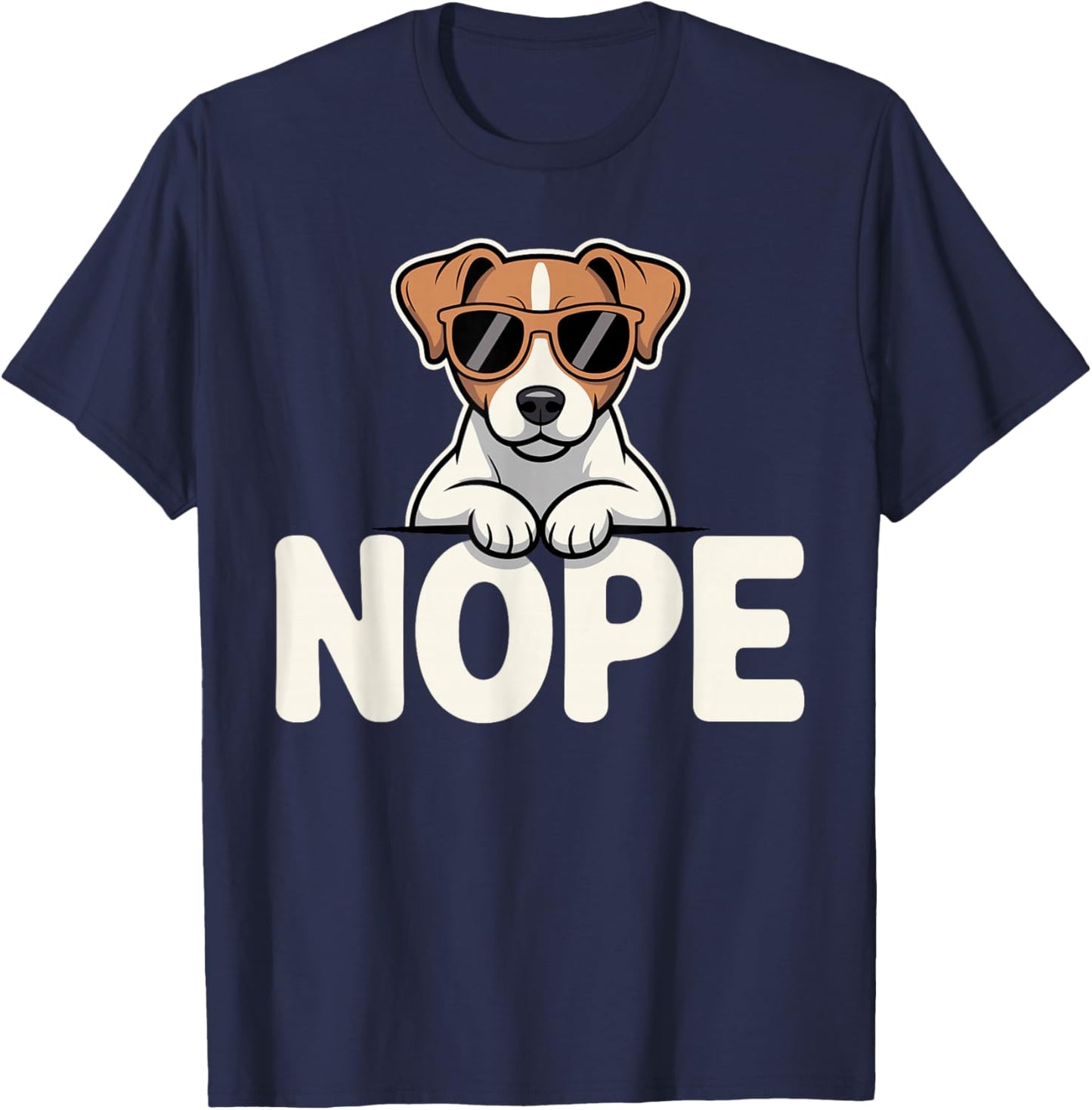 Funny Jack Russell Terrier Design Women Jack Russell T-Shirt - T-Shirt | Navy