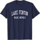 Lake Fenton High School HS Linden MI Vintage Sports T-Shirt - T-Shirt | Navy