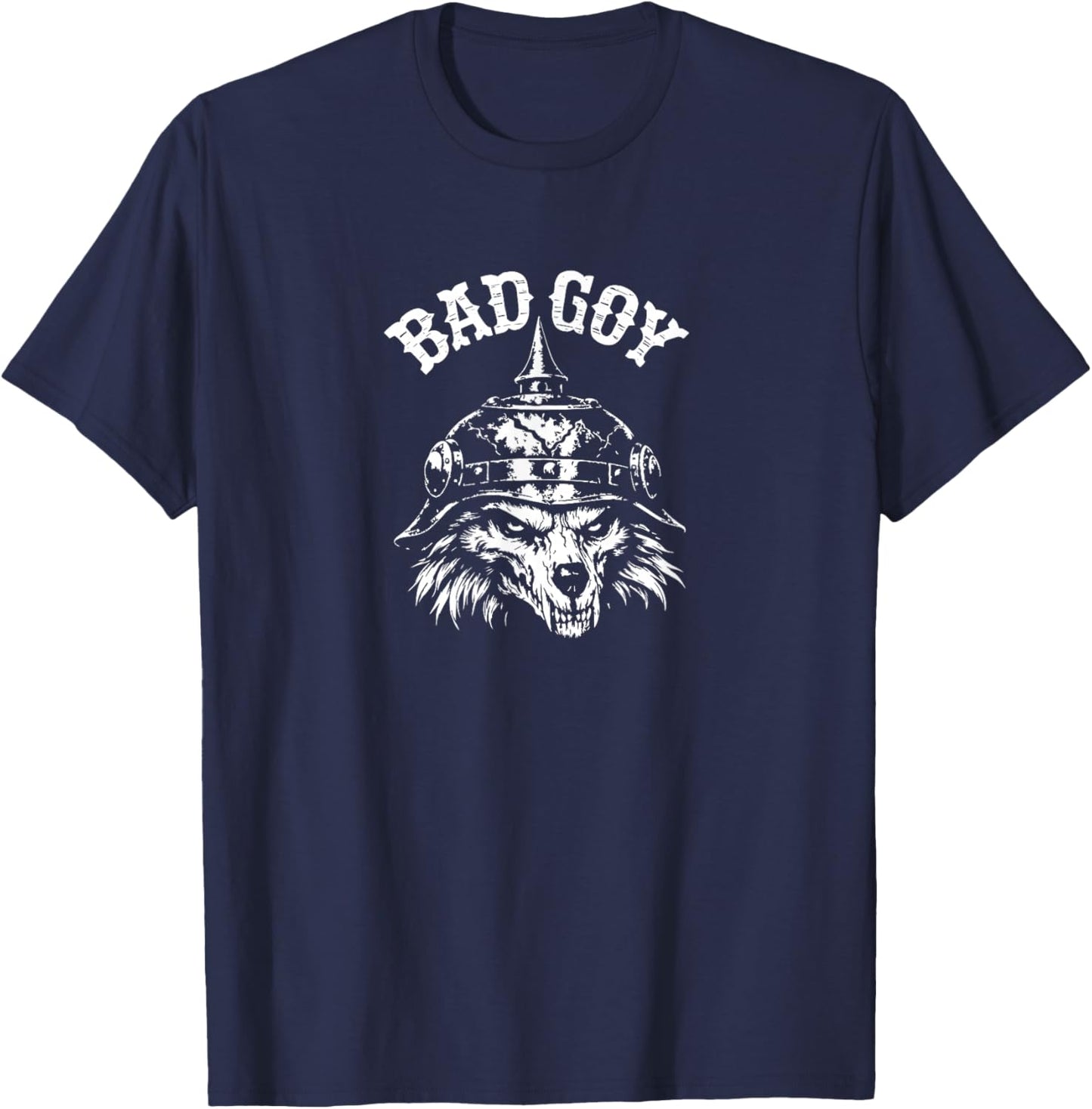 Bad Goy - Wolf T-Shirt - T-Shirt | Navy