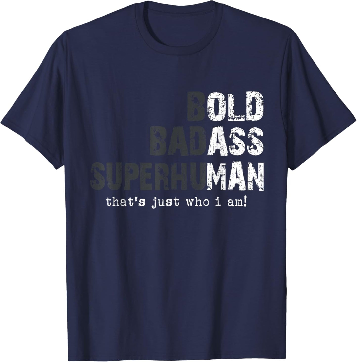 Funny Old Man Saying Gag Gift Birthday for Dad Fathers Day T-Shirt - T-Shirt | Navy