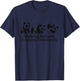 Walking by Faith Tripping Constantly Panda T-Shirt - T-Shirt | Navy