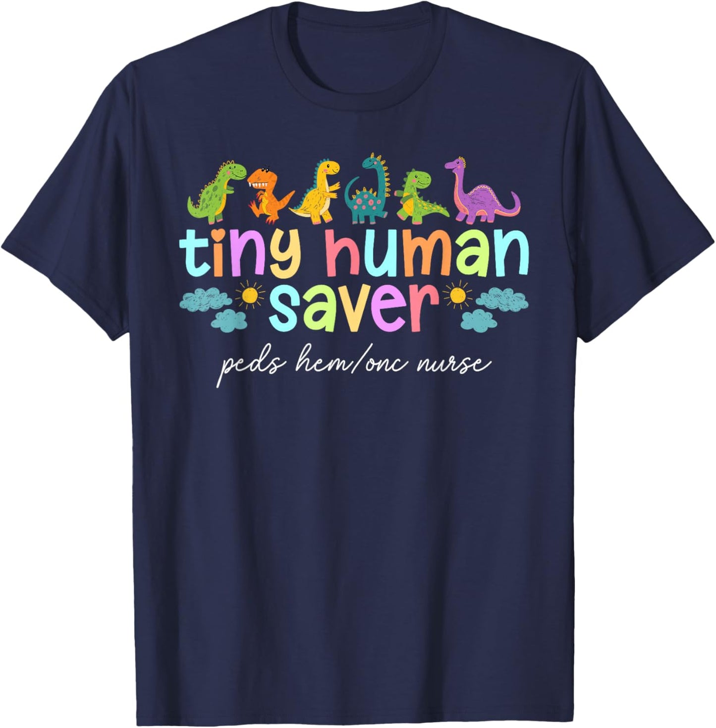 Peds Hem Onc Nurse Best Pediatric Hematology Oncology Nurse T-Shirt - T-Shirt | Navy