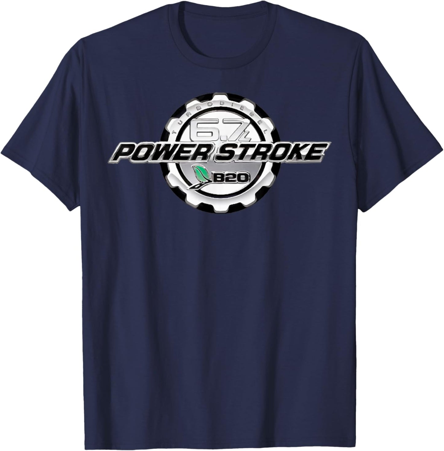 I'm not old I'm a classic OBS Co. 6.7 powerstroke obs f350 f250 f150 , Small, Black T-Shirt - T-Shirt | Navy
