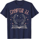 33rd Birthday Women Book Lovers Chapter 33 Its My Birthday T-Shirt - T-Shirt | Navy