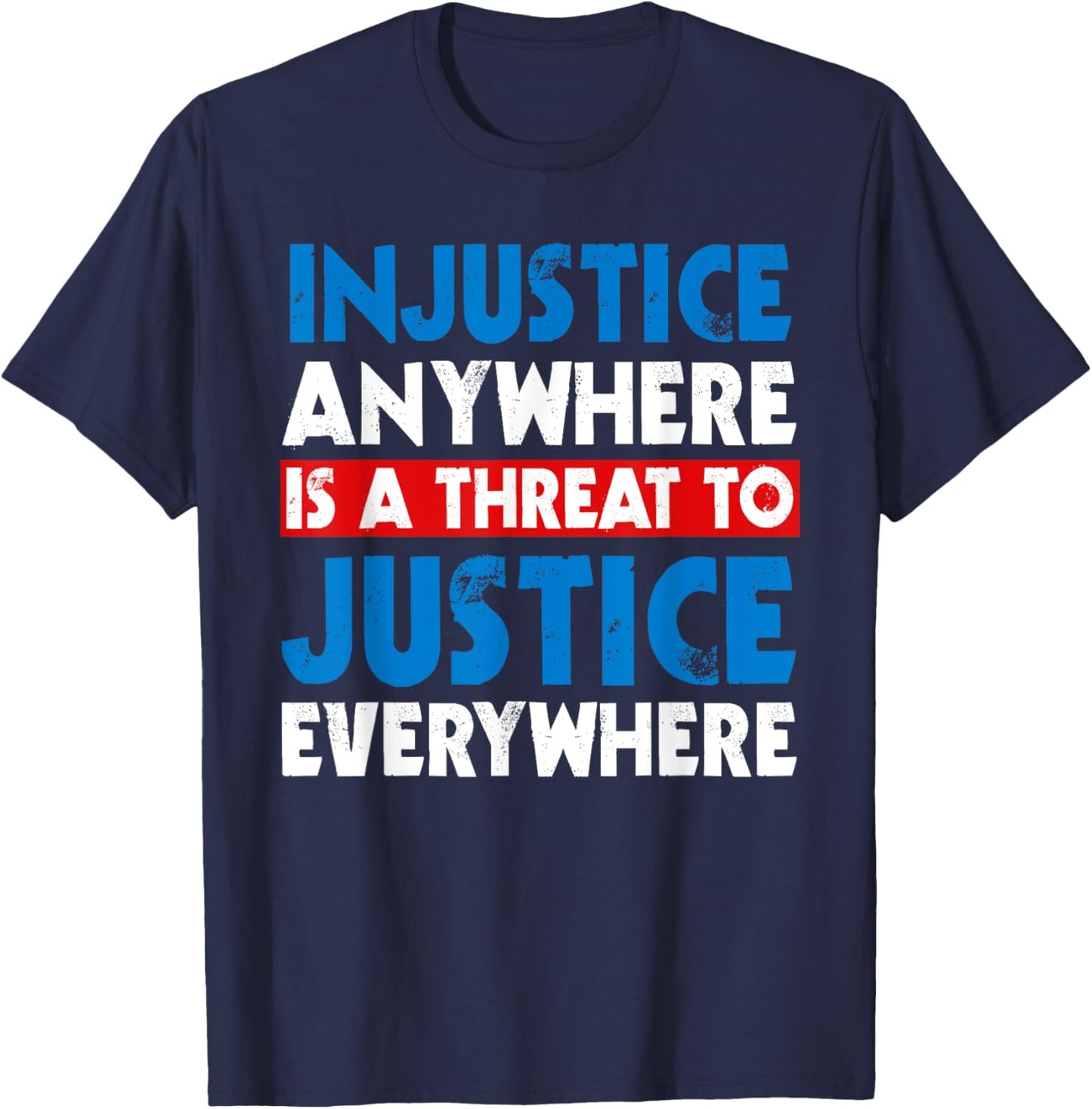 Civil Rights Movement Slogan MLK Day Outfit African American T-Shirt - T-Shirt | Navy