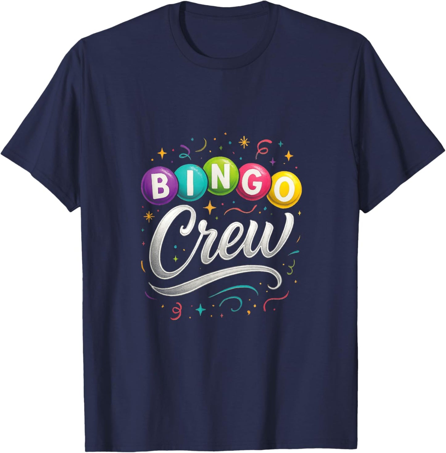 Bingo Crew - Bingo Crew-Spielspaß T-Shirt - T-Shirt | Navy