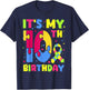 It's My 10th Birthday Autism Awareness 10 Years Old T-Shirt - T-Shirt | Navy