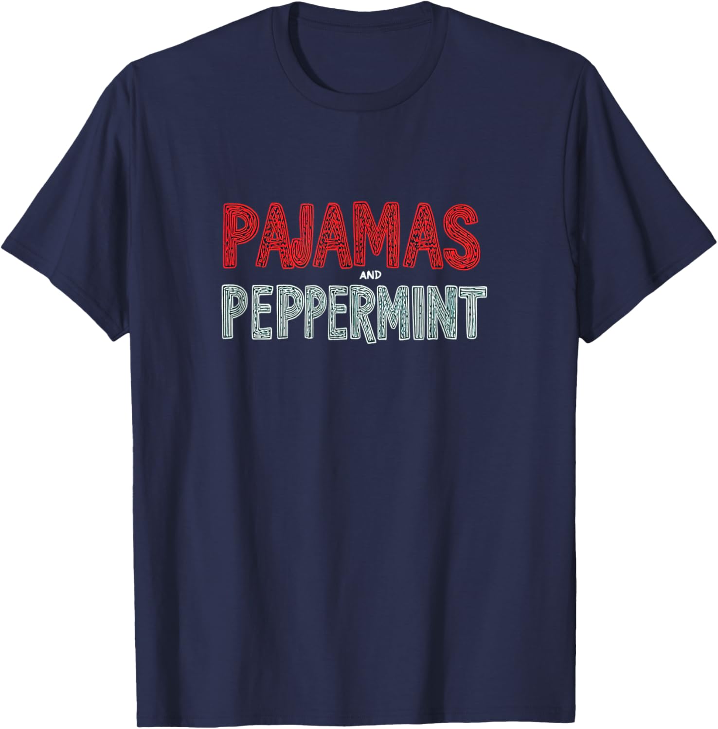 Cool Pajamas and Peppermint Speech Costume T-Shirt - T-Shirt | Navy