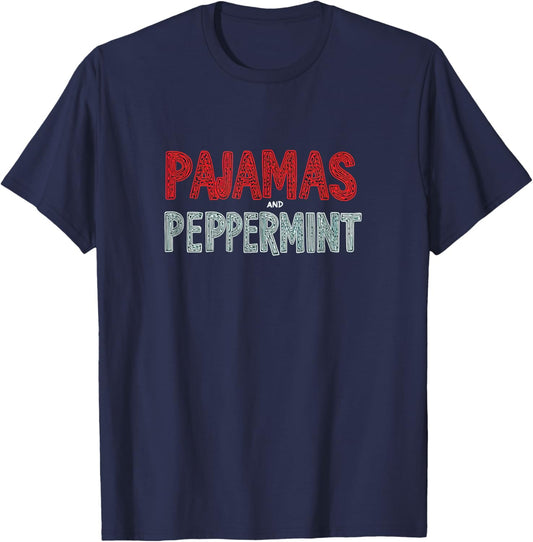 Cool Pajamas and Peppermint Speech Costume T-Shirt - T-Shirt | Navy