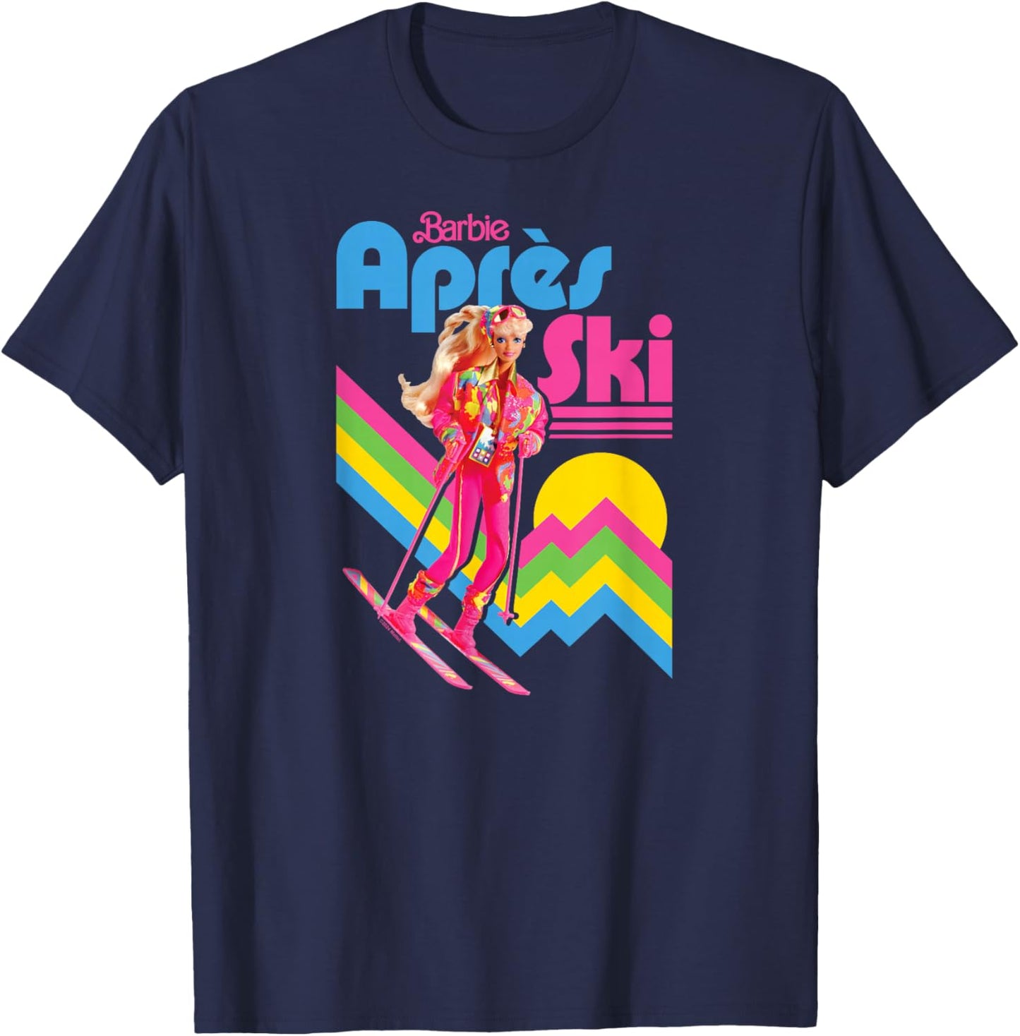 Barbie - Après Ski Retro Doll T-Shirt - T-Shirt | Navy