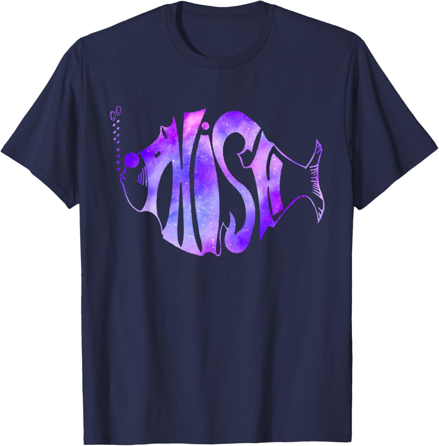 Graphic Art Fishs Last Name Lovely Animal Outfits Musicians T-Shirt - T-Shirt | Navy