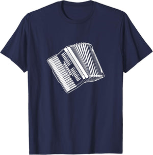 Bandoneon Gift Accordionists Accordion T-Shirt - T-Shirt | Navy