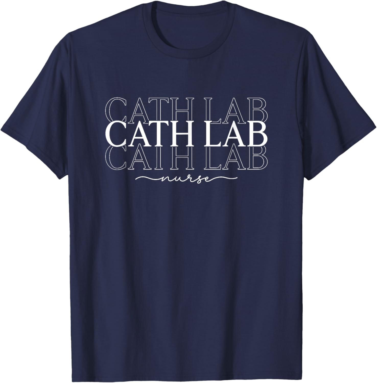 Cath Lab Nurse Cath Lab Nursing Design Men T-Shirt - T-Shirt | Navy