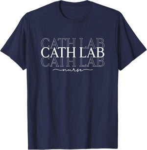 Cath Lab Nurse Cath Lab Nursing Design Men T-Shirt - T-Shirt | Navy