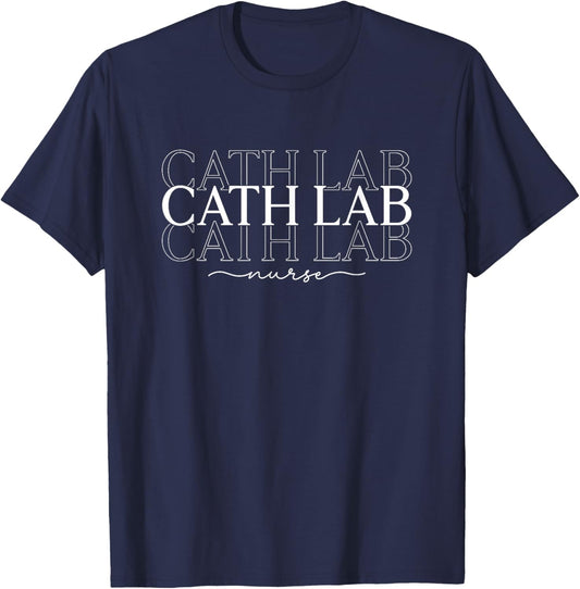 Cath Lab Nurse Cath Lab Nursing Design Men T-Shirt - T-Shirt | Navy